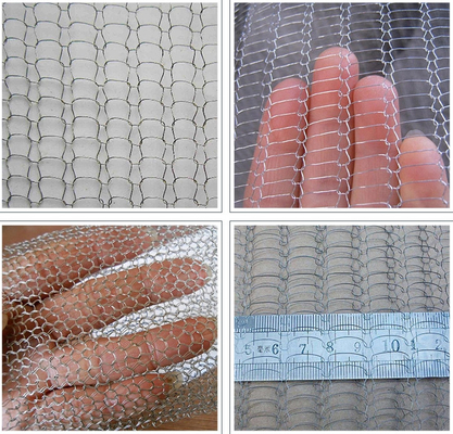 Plain Weave Stainless Steel Knitted Wire Mesh 0.5-2m Width For Demister Pad